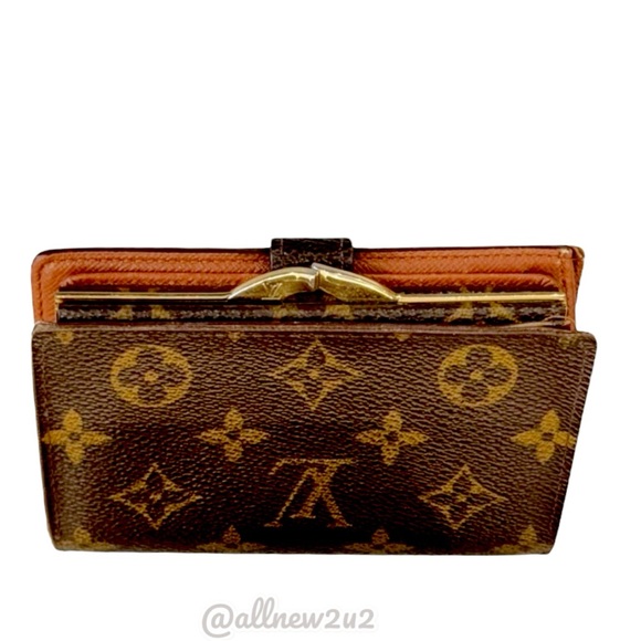 Louis Vuitton Monogram Viennois Kisslock Wallet with Box - Picture 6 of 14